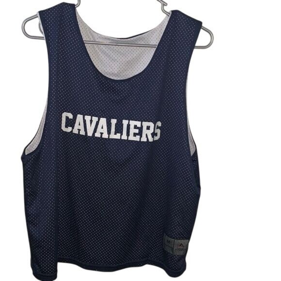 Cavaliers Augusta Sportswear Reversible Practice Jersey Tank Top M Blue/White - Picture 1 of 7